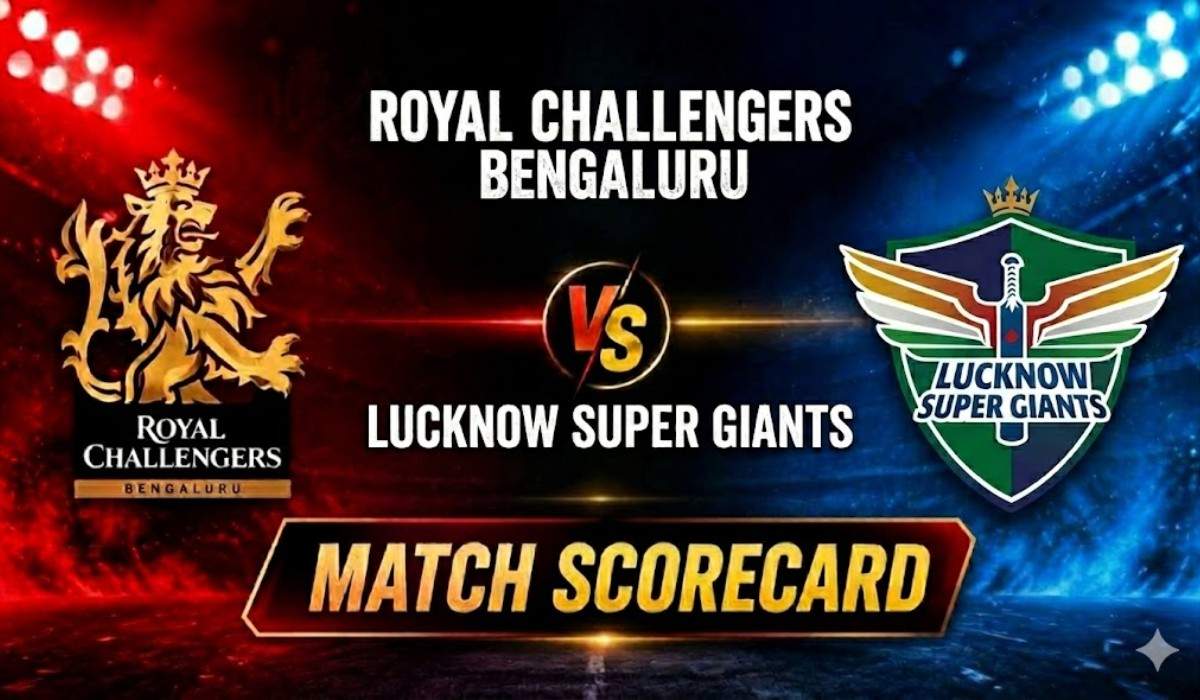 Lucknow Super Giants vs Royal Challengers Bengaluru Match Scorecard