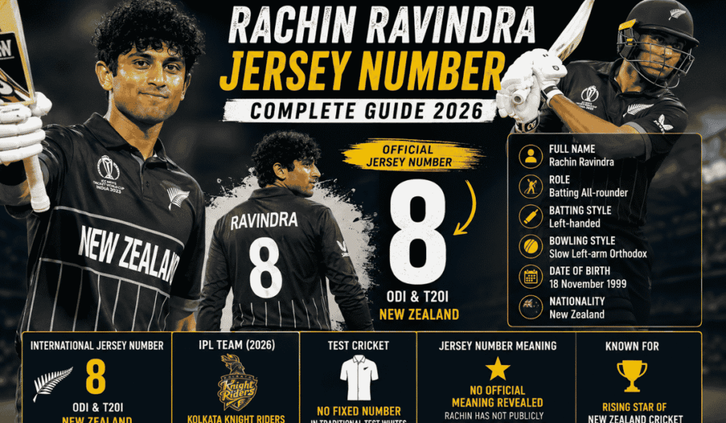 Rachin Ravindra Jersey Number