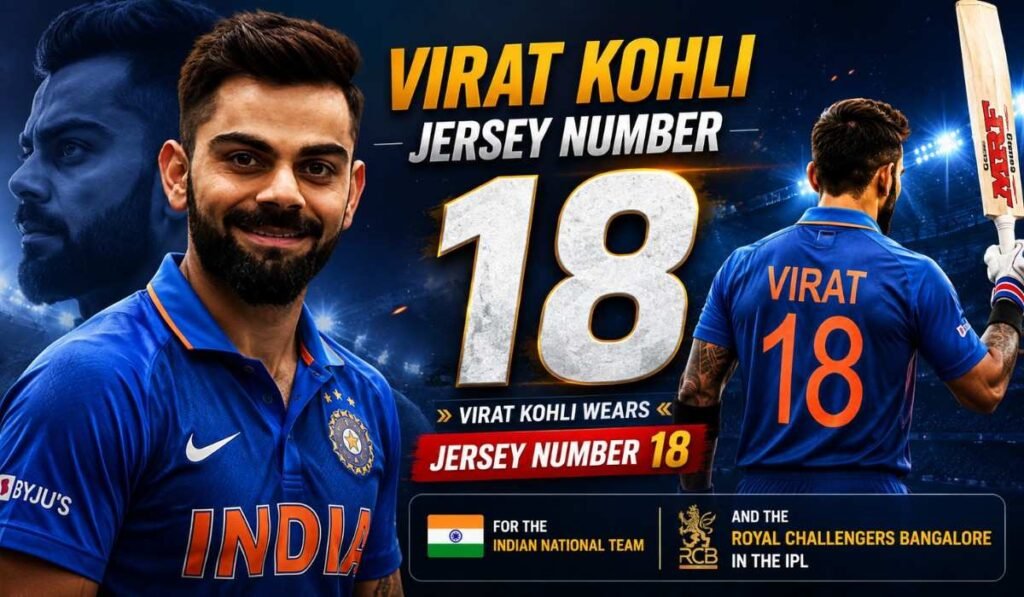 Virat Kohli Jersey Number