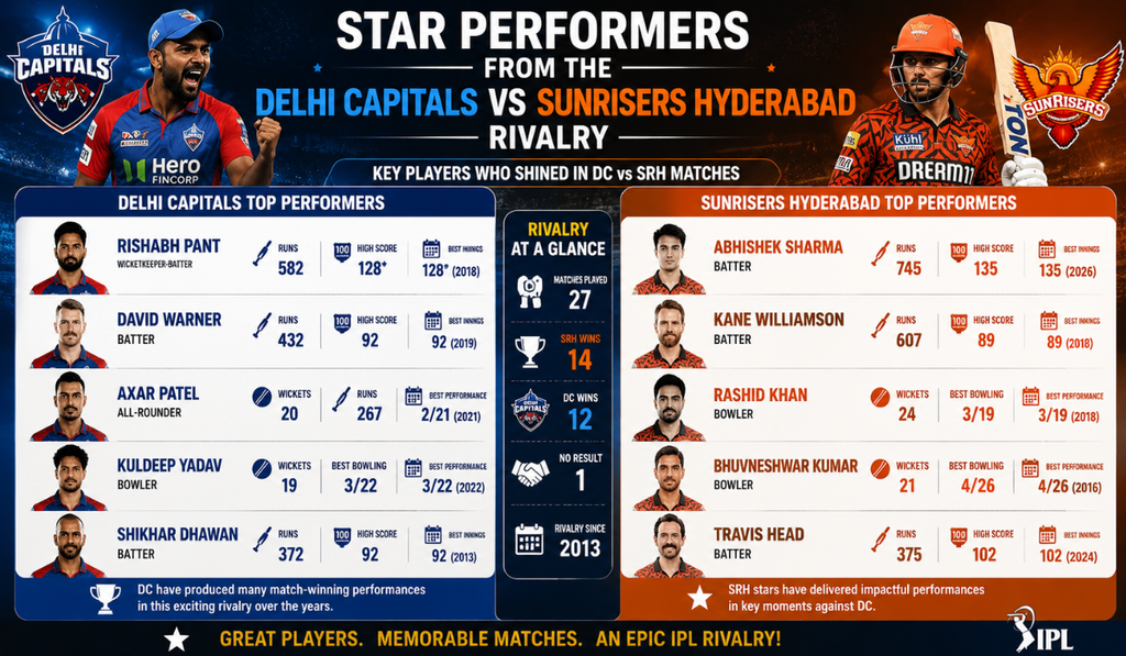 Delhi Capitals vs Sunrisers Hyderabad Timeline