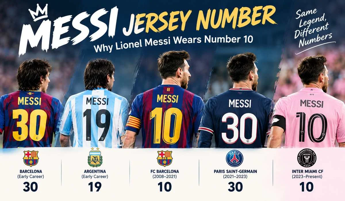 Messi Jersey Number